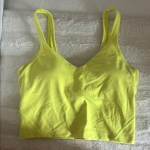 lululemon athletica Yellow Tank Top